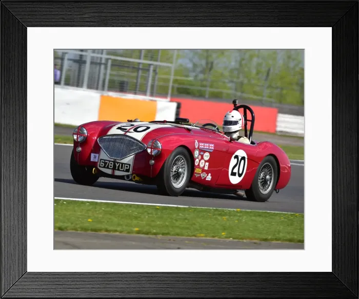 Framed Print : CM18 7209 Jonathan Abecassis, Austin Healey 100-4 Framed Print : CM18 7209 Jonathan Abecassis, Austin Healey 100-4