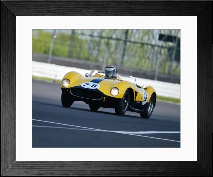 Framed Print : CM18 7257 James Cottingham, Ferrari 500 TRC Framed Print : CM18 7257 James Cottingham, Ferrari 500 TRC