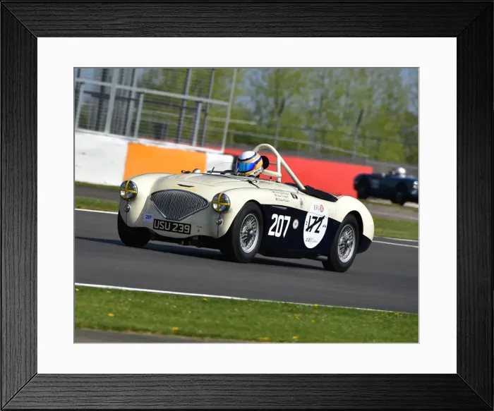Framed Print : CM18 7210 Richard Woolmer, Austin Healey 100M Framed Print : CM18 7210 Richard Woolmer, Austin Healey 100M