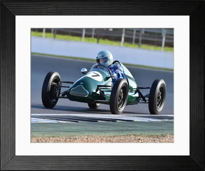Framed Print : CM18 7764 Richard de la Roche, Cooper Mk5 Framed Print : CM18 7764 Richard de la Roche, Cooper Mk5