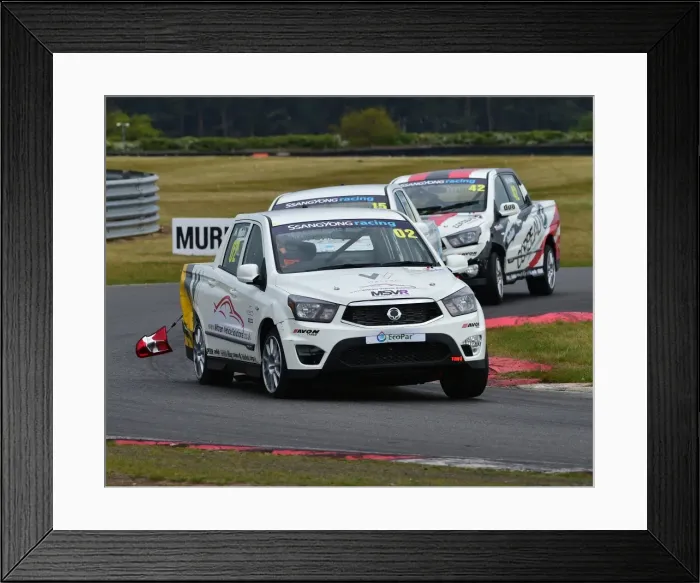 Framed Print : CM19 1799 Harry Webb, SsangYong Musso