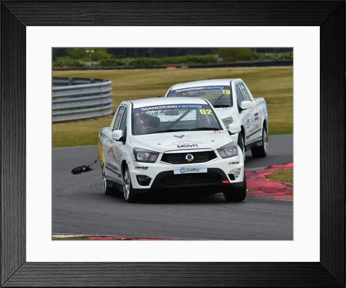 Framed Print : CM19 1787 Harry Webb, SsangYong Musso Framed Print : CM19 1787 Harry Webb, SsangYong Musso