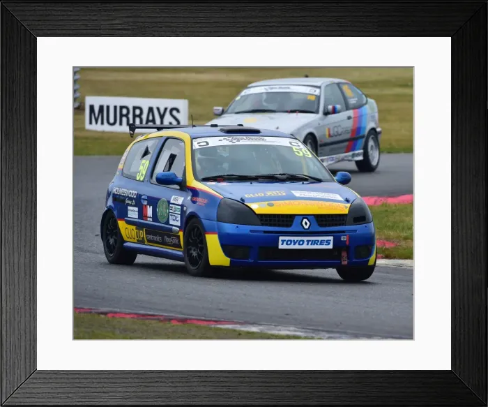 Framed Print : CM19 1361 Neil House, Andy Tate, Renault Clio 172 Framed Print : CM19 1361 Neil House, Andy Tate, Renault Clio 172
