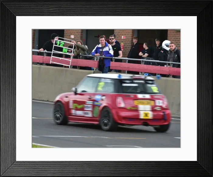 Framed Print : CM19 2109 Simon Clark, Stewart Donovan, Mini Coopers Challenge Framed Print : CM19 2109 Simon Clark, Stewart Donovan, Mini Coopers Challenge