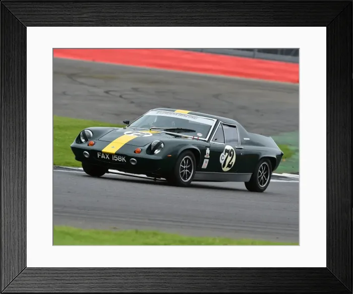 Framed Print : CM19 2856 Jim Dean, Lotus Europa Framed Print : CM19 2856 Jim Dean, Lotus Europa
