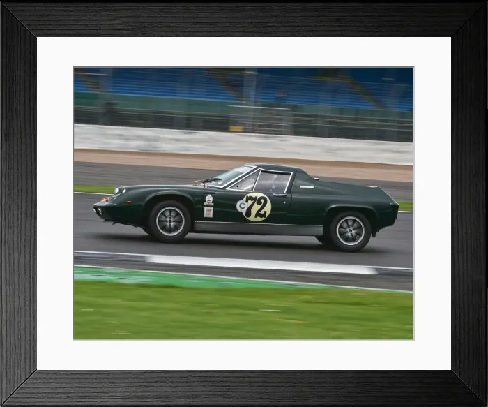 Framed Print : CM19 2808 Jim Dean, Lotus Europa Framed Print : CM19 2808 Jim Dean, Lotus Europa