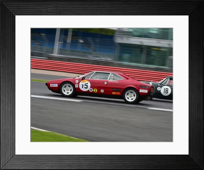 Framed Print : CM19 2798 Charlie Ugo, Ferrari 308 GT4