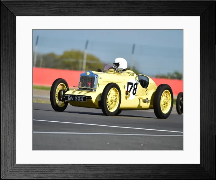 Framed Print : CM18 7289 Alan Harpley, Avon Alvis Special