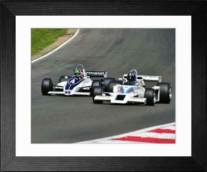 Framed Print : CM19 4371 Jamie Constable, Shadow DN8, Joaquin Folch-Rusinol, Brabham BT49C Framed Print : CM19 4371 Jamie Constable, Shadow DN8, Joaquin Folch-Rusinol, Brabham BT49C