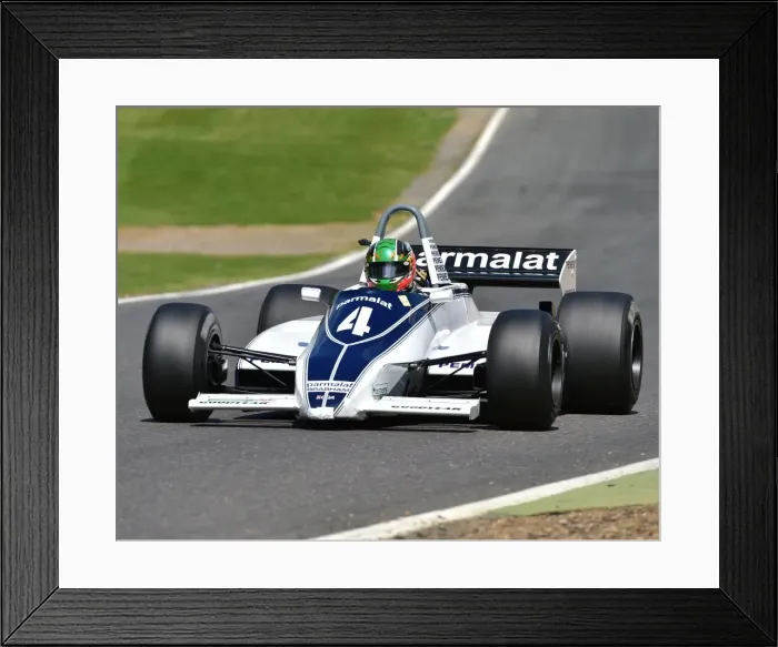 Framed Print : CM19 4385 Joaquin Folch-Rusinol, Brabham BT49C Framed Print : CM19 4385 Joaquin Folch-Rusinol, Brabham BT49C