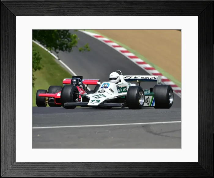 Framed Print : CM19 4417 Mark Hazell, Williams FW07B Framed Print : CM19 4417 Mark Hazell, Williams FW07B