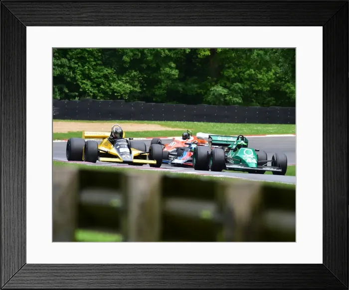 Framed Print : CM19 5467 Michael Lyons, Williams FW07B, Martin Stretton, Tyrrell 012 Framed Print : CM19 5467 Michael Lyons, Williams FW07B, Martin Stretton, Tyrrell 012