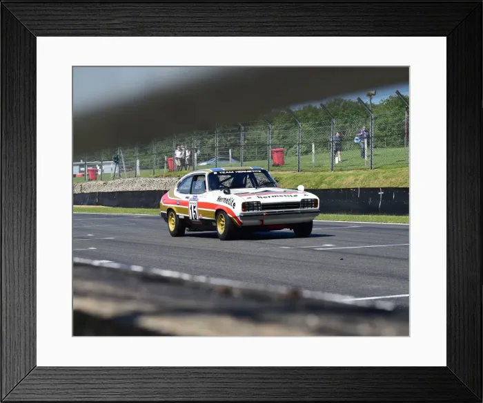 Framed Print : CM19 4069 John Spiers, Ford Capri Framed Print : CM19 4069 John Spiers, Ford Capri