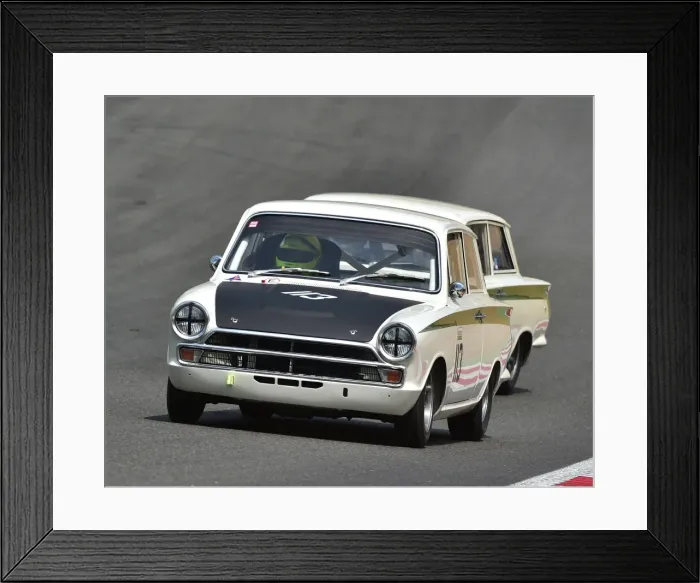 Framed Print : CM19 4303 Graham Wilson, Ford Lotus Cortina Framed Print : CM19 4303 Graham Wilson, Ford Lotus Cortina
