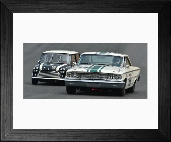 Framed Print : CM19 4269 Ian Dalglish, Ford Galaxie, Jonathan Lewis, Rene de Vries, Austin Mini Cooper S Framed Print : CM19 4269 Ian Dalglish, Ford Galaxie, Jonathan Lewis, Rene de Vries, Austin Mini Cooper S