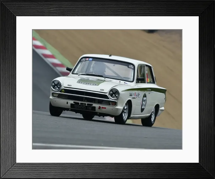 Framed Print : CM19 4206 Graham Pattle, Ford Lotus Cortina Framed Print : CM19 4206 Graham Pattle, Ford Lotus Cortina