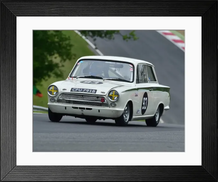 Framed Print : CM19 4202 John Dunham, Mark Owen, Ford Lotus Cortina Framed Print : CM19 4202 John Dunham, Mark Owen, Ford Lotus Cortina