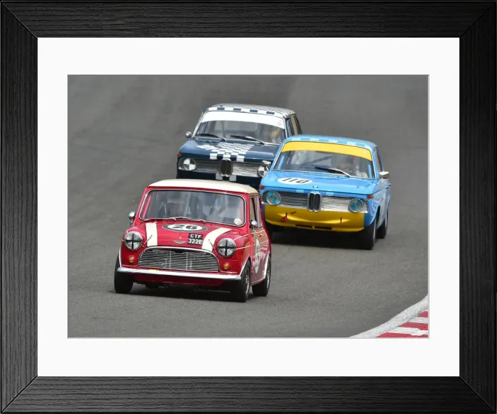 Framed Print : CM19 4279 Ron Maydon, Austin Mini Cooper S