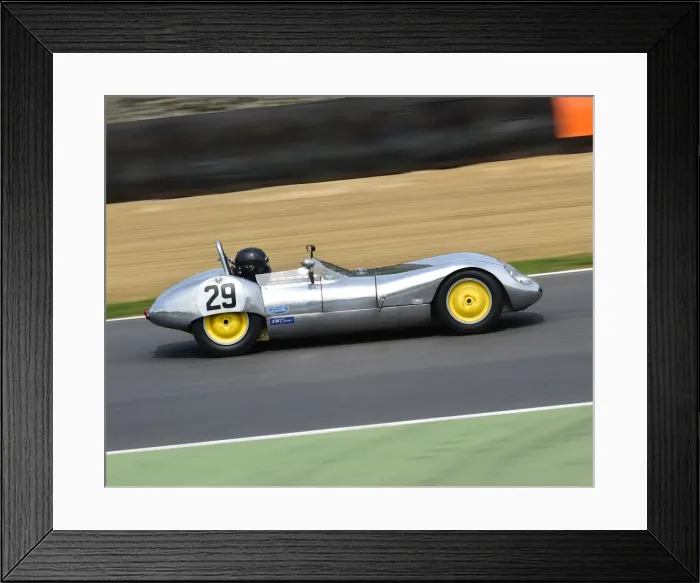 Framed Print : CM19 5058 Keith Ahlers, James Billy Bellinger, Lola Mk1 prototype