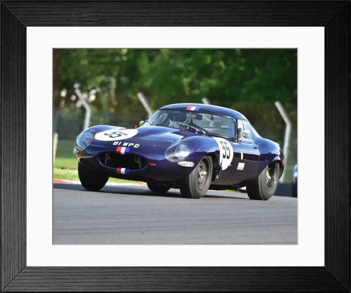 Framed Print : CM19 4978 Martin Melling, Jason Minshaw, Jaguar E-Type