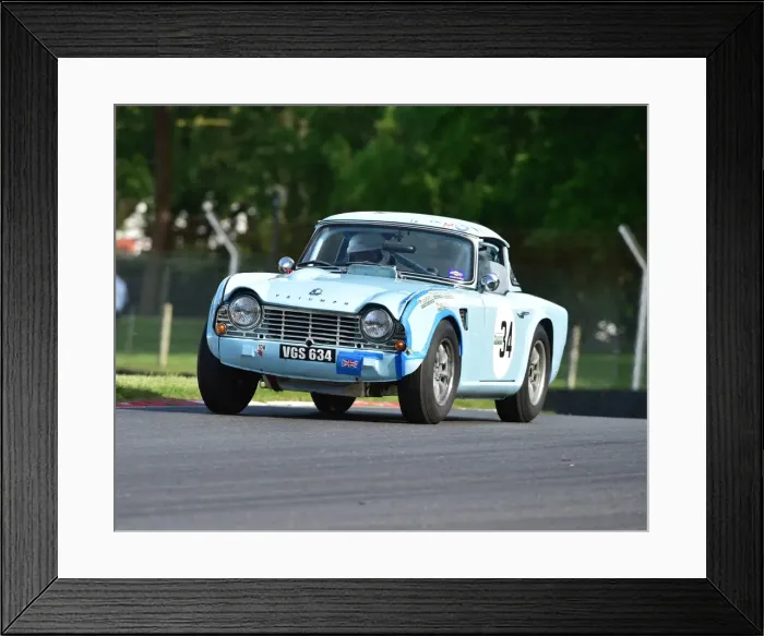 Framed Print : CM19 5005 Karl Wetherell, Triumph TR4 Framed Print : CM19 5005 Karl Wetherell, Triumph TR4