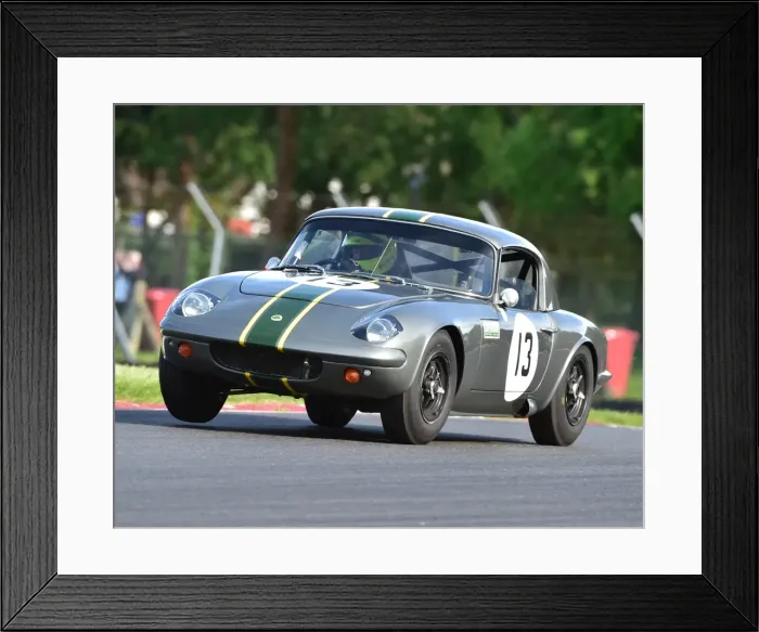 Framed Print : CM19 5009 Graham Wilson, Nigel Greensall, Lotus Elan 26R