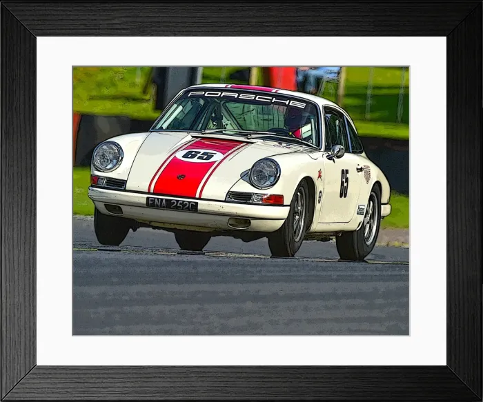 Framed Print : CM19 4941 Mark Bates, James Bates, Porsche 911 Framed Print : CM19 4941 Mark Bates, James Bates, Porsche 911