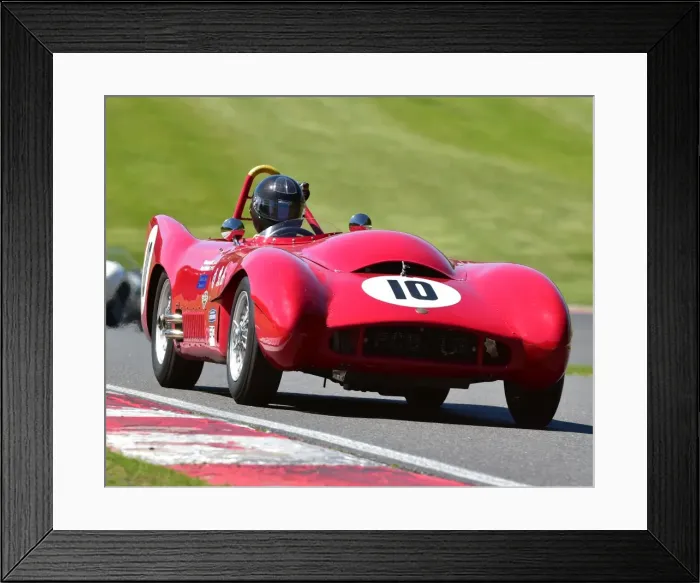 Framed Print : CM19 4520 Malcolm Paul, Rick Bourne, Lotus Mk X Framed Print : CM19 4520 Malcolm Paul, Rick Bourne, Lotus Mk X