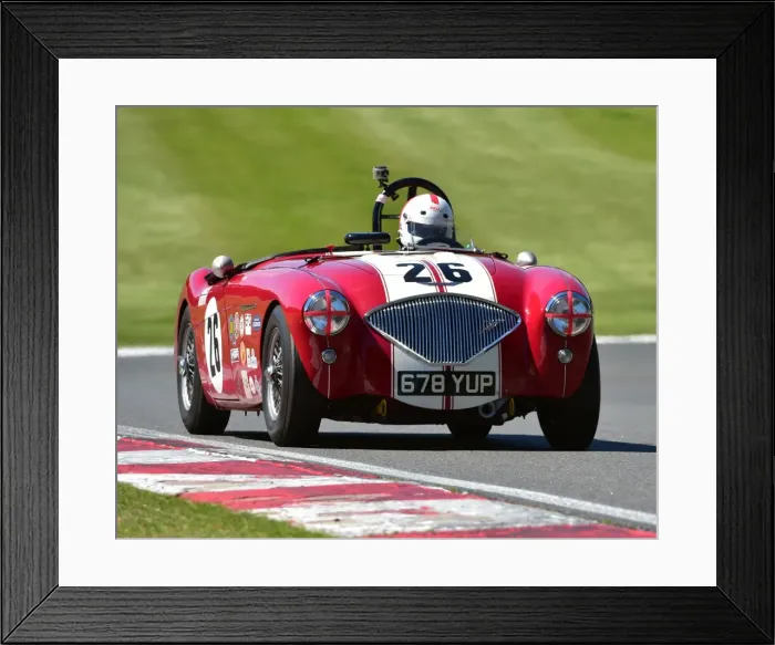 Framed Print : CM19 4496 Jonathan Abecassis, Austin Healey 100-4 Framed Print : CM19 4496 Jonathan Abecassis, Austin Healey 100-4