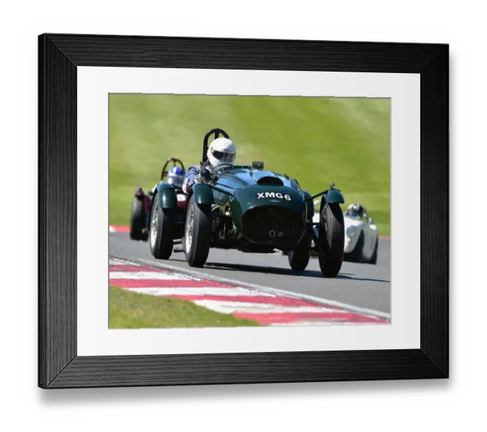 Framed Print : CM19 4528 Martyn Corfield, Frazer Nash Le Mans replica
