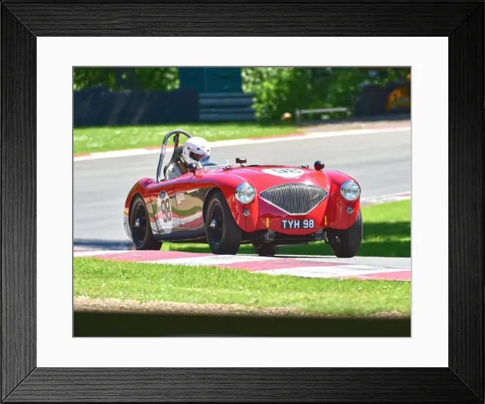 Framed Print : CM19 4460 Nick Matthews, Austin Healey 100-4 Framed Print : CM19 4460 Nick Matthews, Austin Healey 100-4