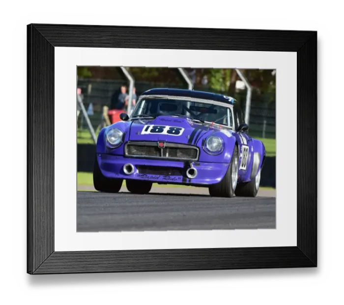 Framed Print : CM19 7645 Simon Cripps, MG BGT V8