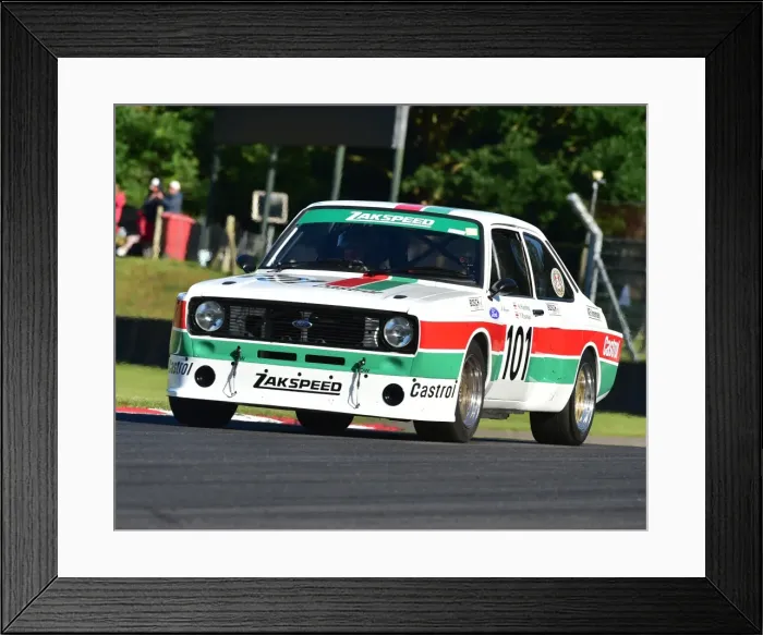 Framed Print : CM19 7763 Malcolm Harding, Ford Escort Zakspeed Framed Print : CM19 7763 Malcolm Harding, Ford Escort Zakspeed