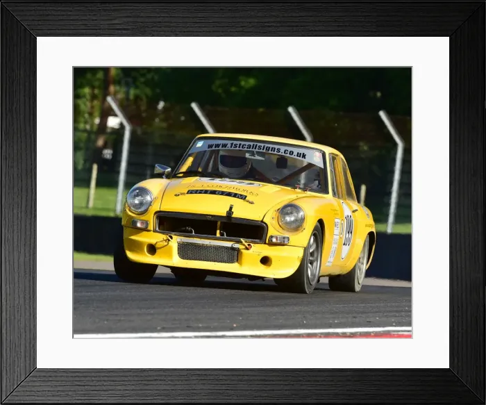Framed Print : CM19 7764 Jonnie Wheeler, MG BGT V8 Framed Print : CM19 7764 Jonnie Wheeler, MG BGT V8