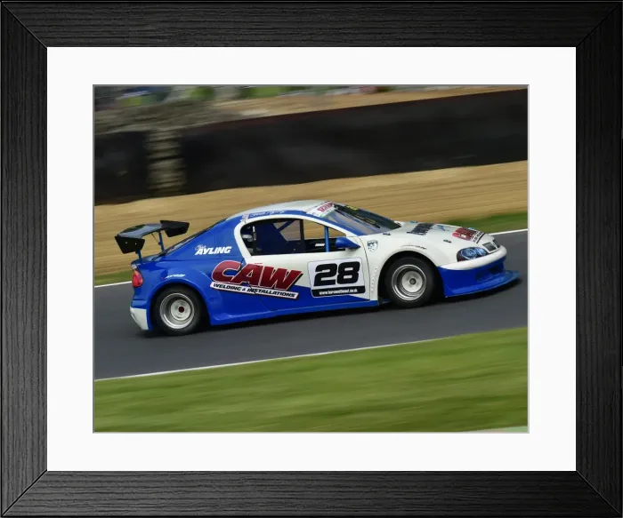 Framed Print : CM19 6593 Chris Ayling, Vauxhall Tigra Framed Print : CM19 6593 Chris Ayling, Vauxhall Tigra