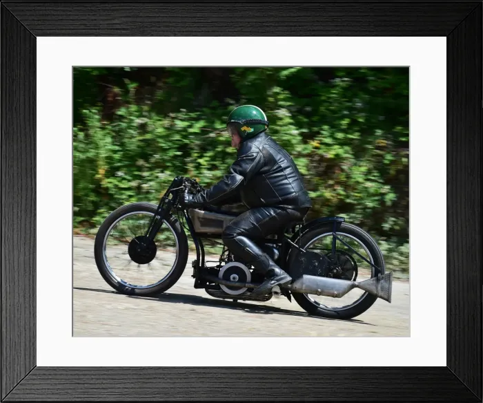 Framed Print : CM19 8204 Malcolm Brown, Douglas, 500cc Framed Print : CM19 8204 Malcolm Brown, Douglas, 500cc