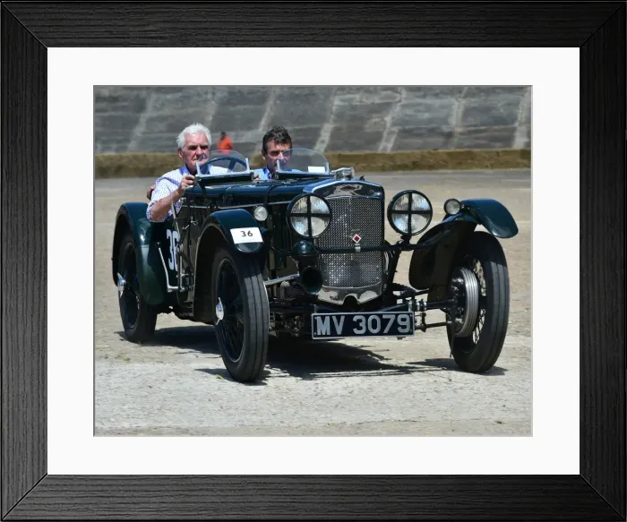 Framed Print : CM19 7989 Alastair Pugh, Frazer Nash BMW TT Replica Framed Print : CM19 7989 Alastair Pugh, Frazer Nash BMW TT Replica