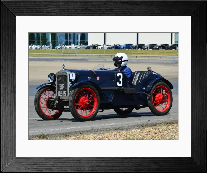 Framed Print : CJ6 8752 Don Adams, Austin 7 Ulster Replica Framed Print : CJ6 8752 Don Adams, Austin 7 Ulster Replica