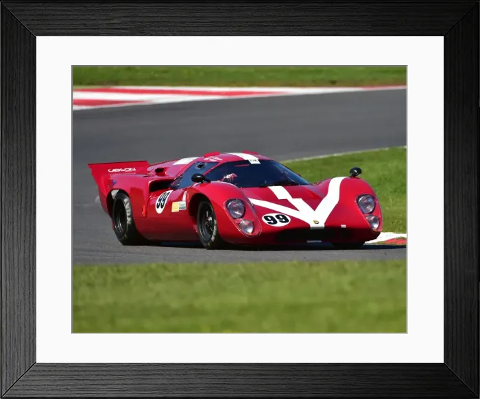 Framed Print : CM19 4562 Paul Gibson, Lola T70 MK3B Framed Print : CM19 4562 Paul Gibson, Lola T70 MK3B