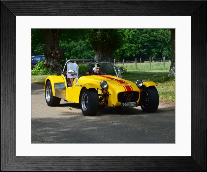 Framed Print : CM20 0880. Lotus 7 Euro Heritage Tour, July 2017 Framed Print : CM20 0880. Lotus 7 Euro Heritage Tour, July 2017