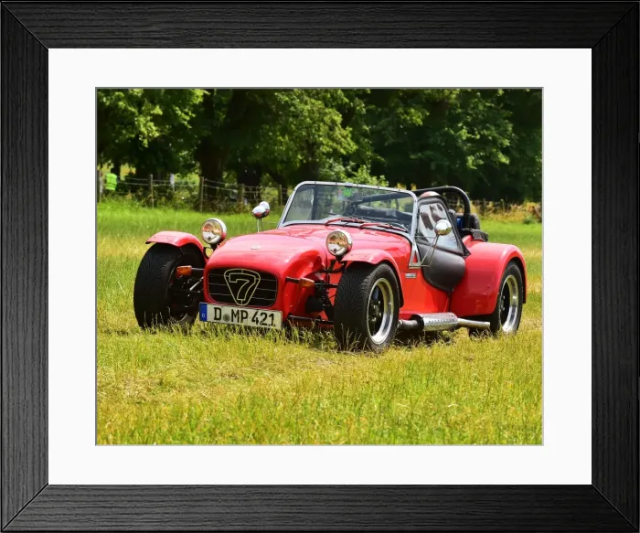 Framed Print : CM20 0864. Lotus 7 Euro Heritage Tour, July 2017 Framed Print : CM20 0864. Lotus 7 Euro Heritage Tour, July 2017