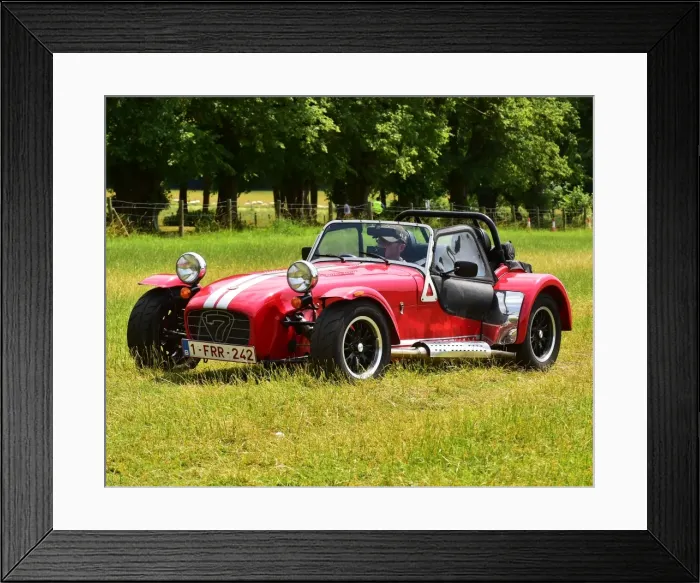 Framed Print : CM20 0862. Lotus 7 Euro Heritage Tour, July 2017 Framed Print : CM20 0862. Lotus 7 Euro Heritage Tour, July 2017