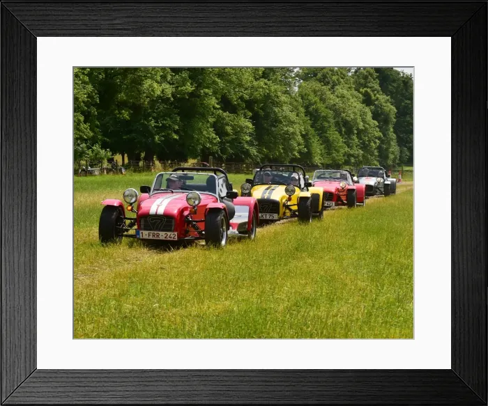 Framed Print : CM20 0861. Lotus 7 Euro Heritage Tour, July 2017 Framed Print : CM20 0861. Lotus 7 Euro Heritage Tour, July 2017