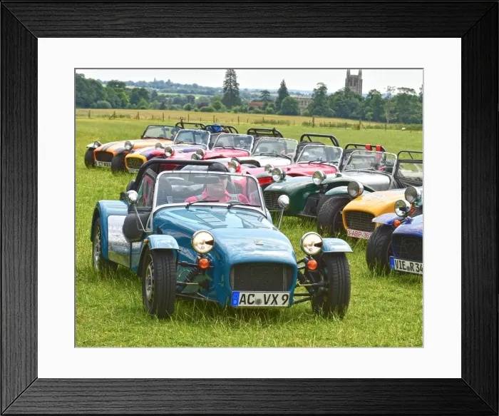 Framed Print : CM20 0858. Lotus 7 Euro Heritage Tour, July 2017 Framed Print : CM20 0858. Lotus 7 Euro Heritage Tour, July 2017