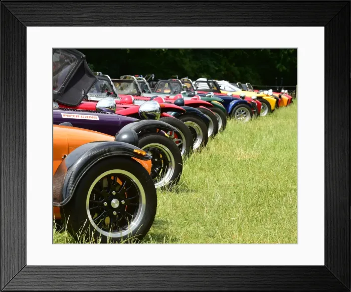 Framed Print : CM20 0854. Lotus 7 Euro Heritage Tour, July 2017
