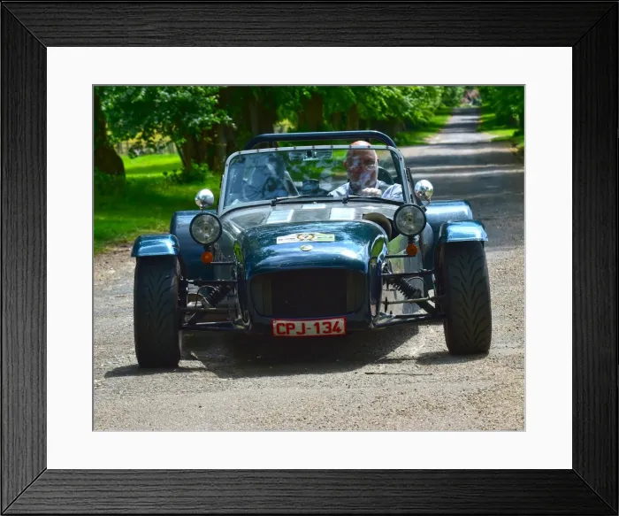 Framed Print : CM20 0852. Lotus 7 Euro Heritage Tour, July 2017 Framed Print : CM20 0852. Lotus 7 Euro Heritage Tour, July 2017