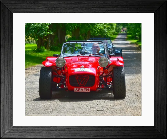 Framed Print : CM20 0851. Lotus 7 Euro Heritage Tour, July 2017 Framed Print : CM20 0851. Lotus 7 Euro Heritage Tour, July 2017