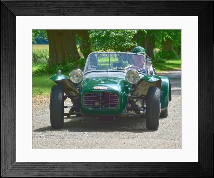 Framed Print : CM20 0850. Lotus 7 Euro Heritage Tour, July 2017 Framed Print : CM20 0850. Lotus 7 Euro Heritage Tour, July 2017