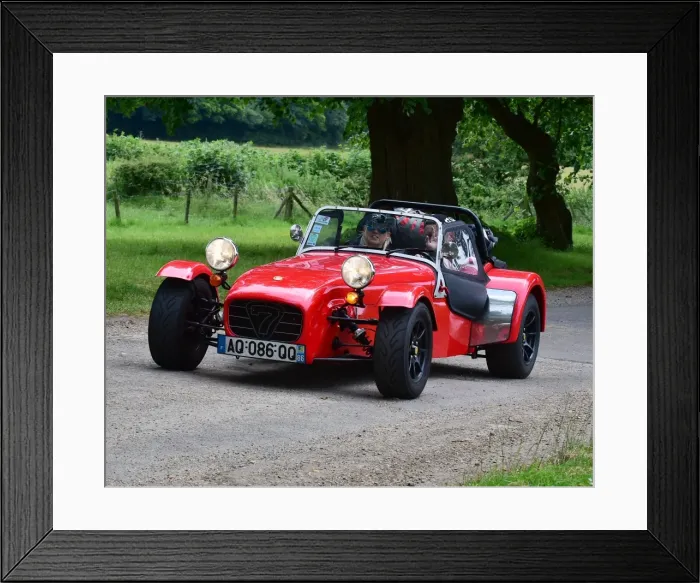 Framed Print : CM20 0824. Lotus 7 Euro Heritage Tour, July 2017 Framed Print : CM20 0824. Lotus 7 Euro Heritage Tour, July 2017