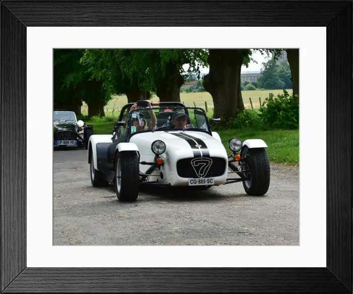 Framed Print : CM20 0819. Lotus 7 Euro Heritage Tour, July 2017 Framed Print : CM20 0819. Lotus 7 Euro Heritage Tour, July 2017